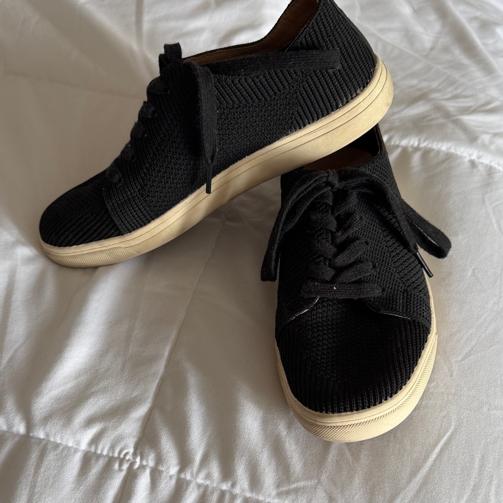 Lucky Brand Black Knit Sneakers